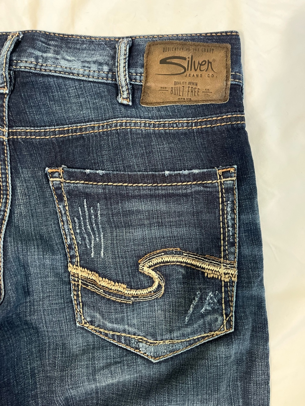 Silver Jeans Men's Dark Indigo jeans, 34X30 - Picture 8 of 8